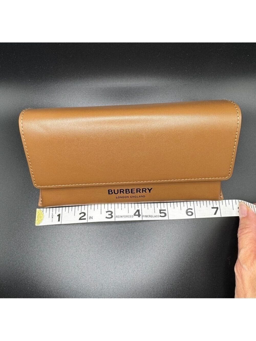 Burberry London Eyeglasses Sunglass Case Camel Brown - Picture 4 of 9